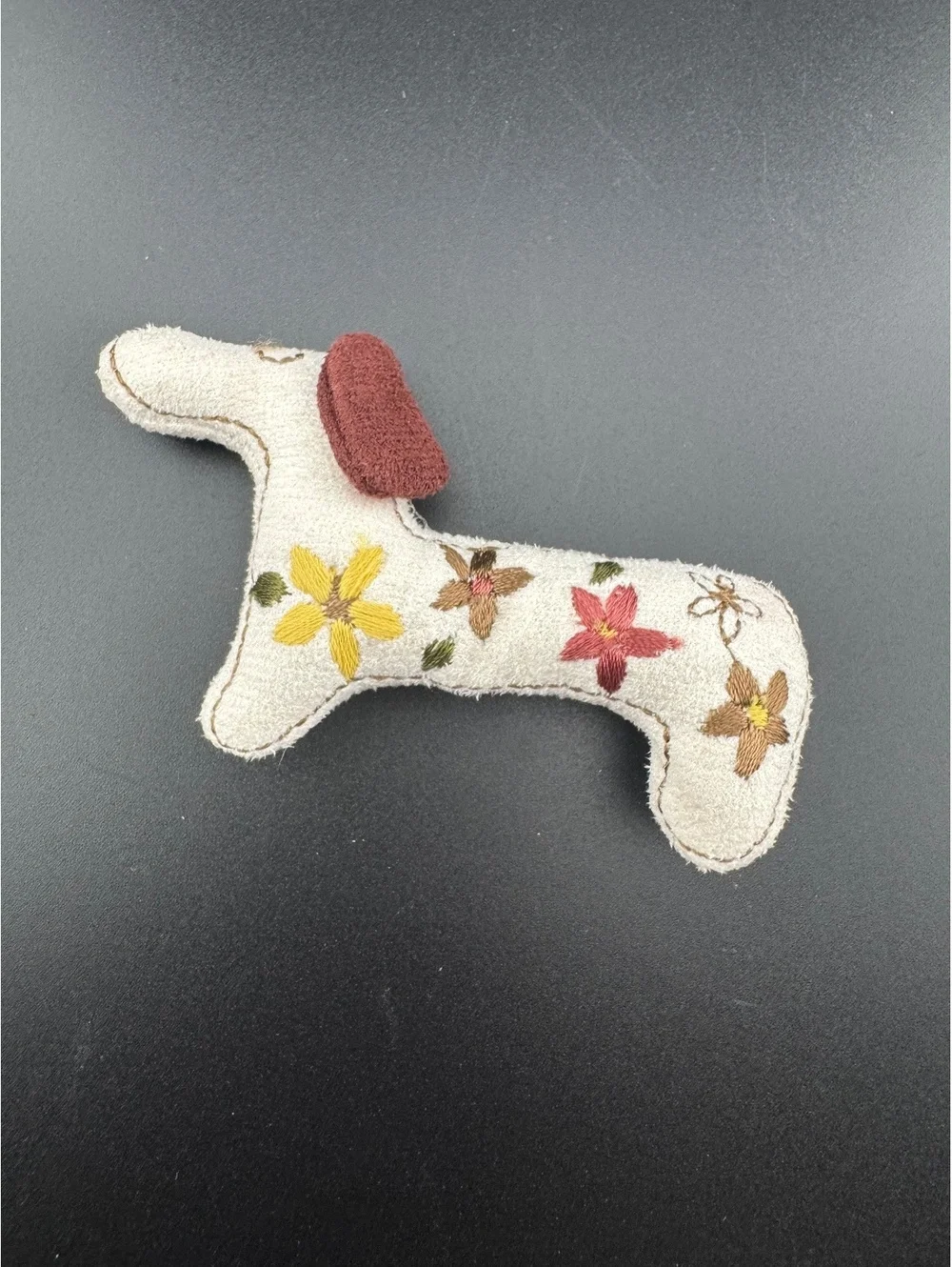 Dachshund Dog Linen-cotton Cloth Cartoon Brooch